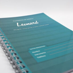CUADERNO PENTAGRAMADO LEONARD 50 HOJAS - ESPIRALADO