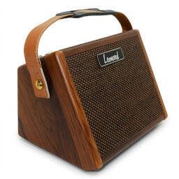 AMPLIFICADOR LEONARD PARA GUITARRA Y VOZ-15WATTS-DOS CANALES-BATERÍA RECARGABLE-REVERB-BLUETOOTH