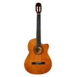 GUITARRA CLÁSICA LEONARD ELECTROACÚSTICA-EQ 5 BANDAS Y AFINADOR-CON ALMA