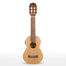 GUITALELE LEONARD MAHOGANY MACIZO NATURAL MATE CON EQ - HÍBRIDO ENTRE UKELELE Y GUITARRA