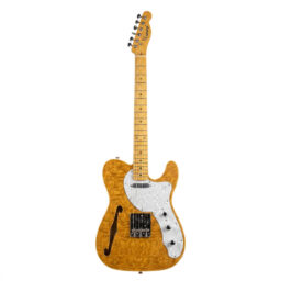 GUITARRA ELÉCTRICA LEONARD SEMI HOLLOW MADERA ASH-DIAPASÓN DE MAPLE