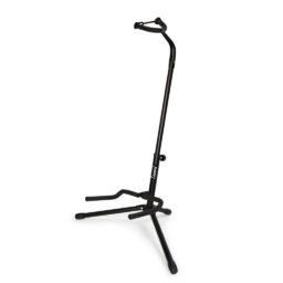 SOPORTE LEONARD PARA GUITARRA O BAJO DE PIE ALTO-COLOR NEGRO