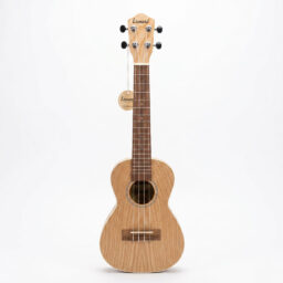 UKELELE LEONARD CONCIERTO ASH 24" CON CUERDAS AQUILA Y FUNDA